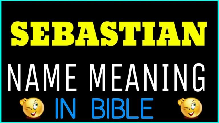 Sebastian in the Bible: Uncovering the Meaning and Significance