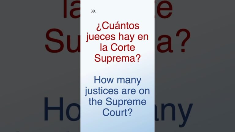 Understanding the Number of Justices in the Supreme Court