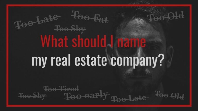 Ultimate Guide to Choosing Real Estate Agency Names