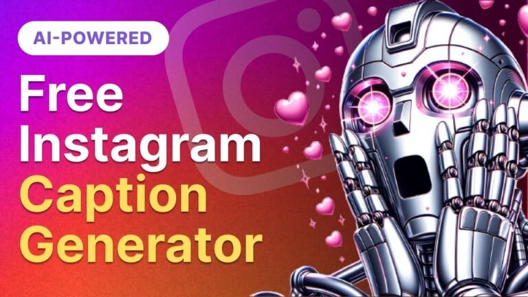 Top 10 Instagram Caption Generator Tools: Free and Easy to Use