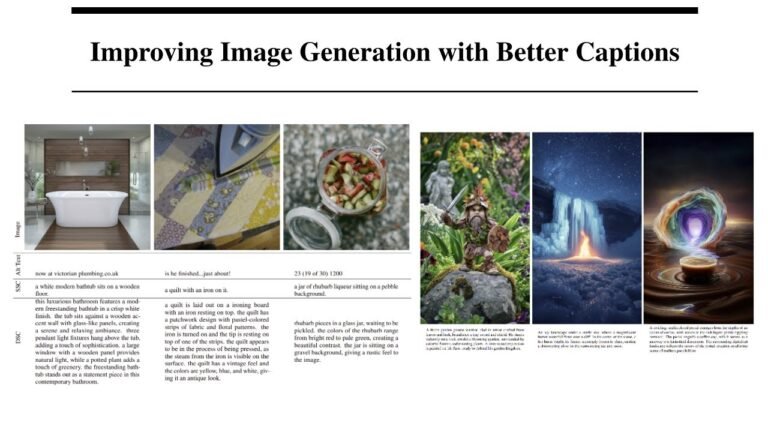 Enhancing Image Generation Through Improved Captions