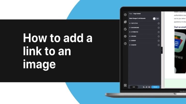 Quick Guide: Adding a Link to an Image