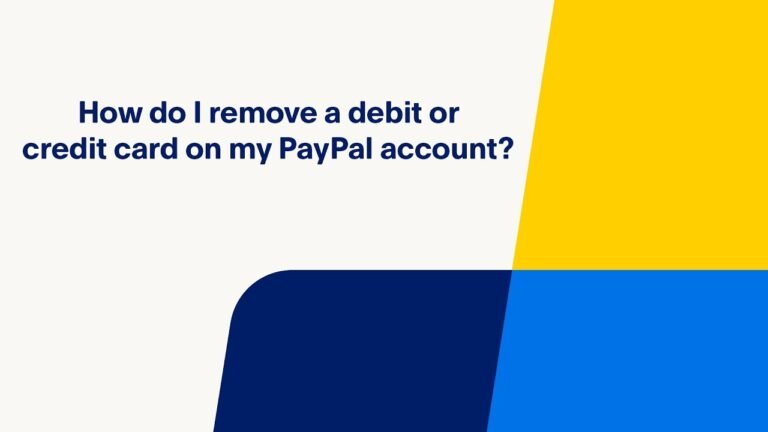 Easy Steps to Remove Your Credit Card from PayPal