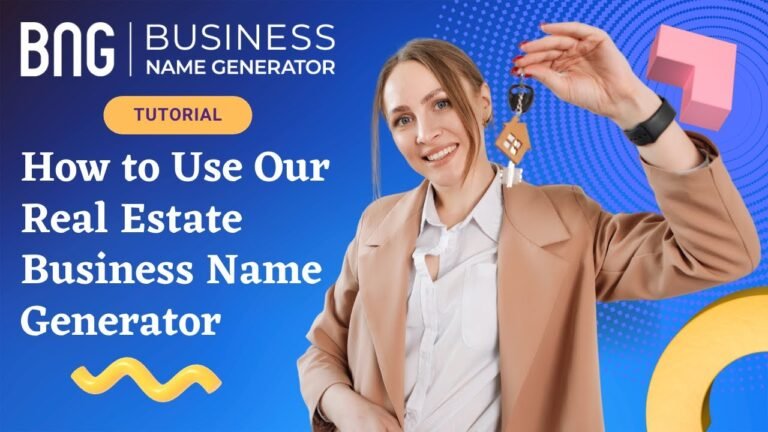 Real Estate Name Generator: Finding the Perfect Brand Identity