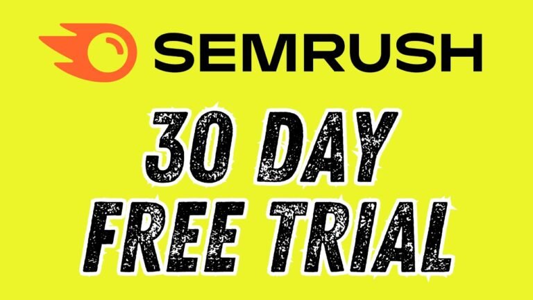Unlock Your SEO Potential: SEMrush 30-Day Free Trial