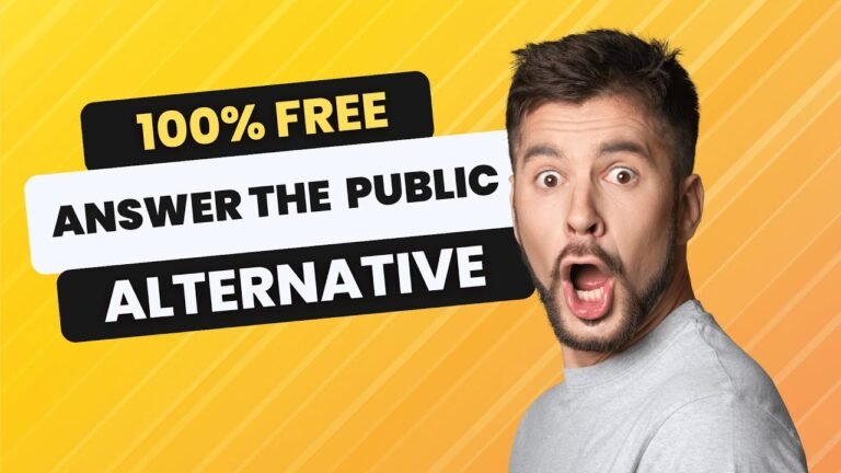 Free Alternatives to Answer the Public: A Comprehensive Guide