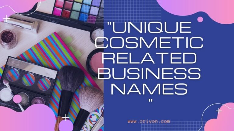 50 Creative Makeup Brand Name Ideas