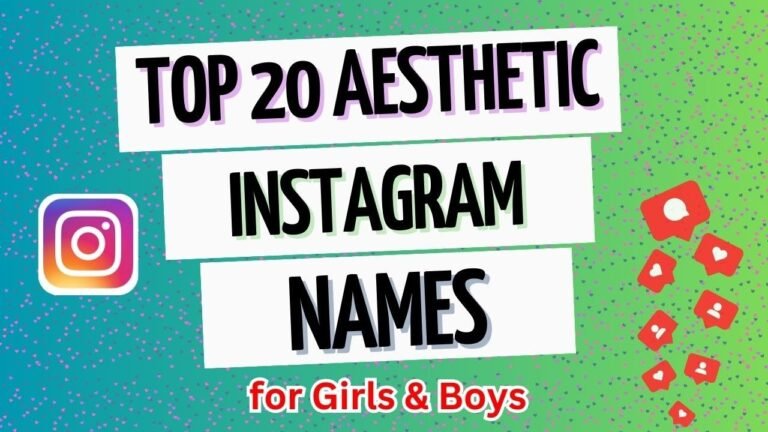 10 Aesthetic Instagram Names to Elevate Your Profile