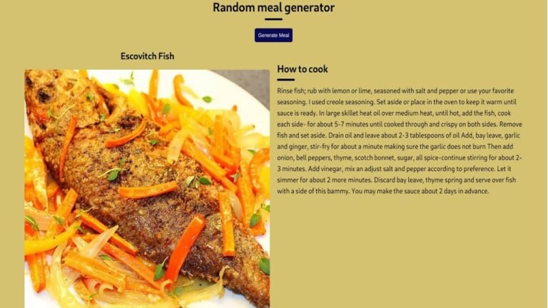 Deliciously Random: A Food Name Generator