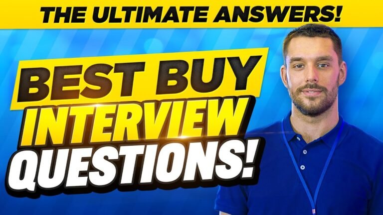 Top 10 Best Buy Interview Questions: Ace Your Job Interview