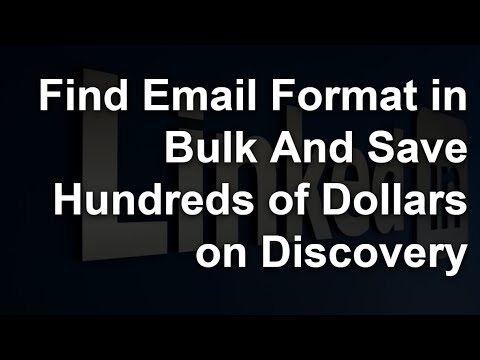 Uncovering Company Email Formats