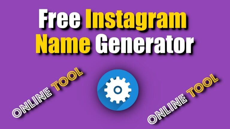 5 Best Instagram Account Name Generators
