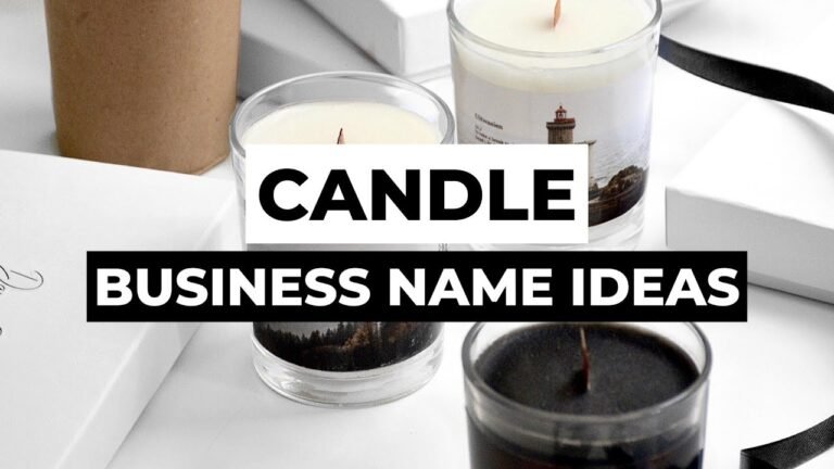 50 Unique Candle Business Name Ideas: Igniting Your Brand