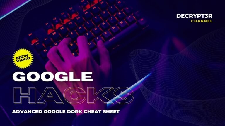 Ultimate Google Dorks Commands List