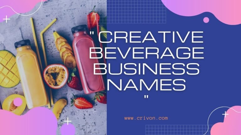 Drink Name Generator: Create Unique and Catchy Names for Your Beverages