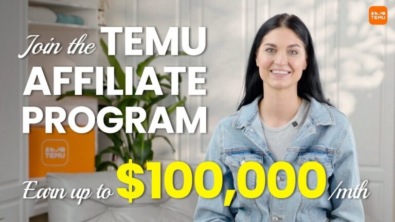 Unlocking the Benefits: Temu Affiliate Program Sign Up