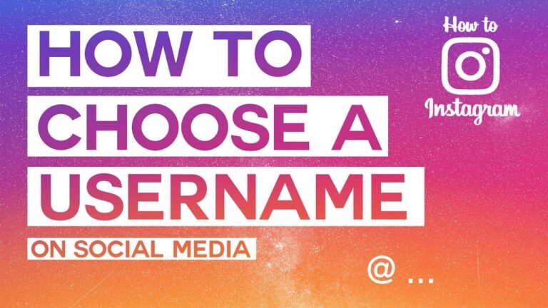 5 Tips to Create the Perfect Instagram Name