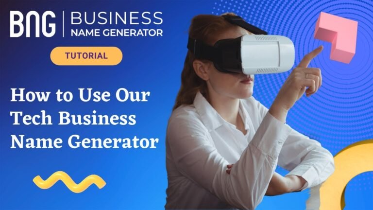 Tech Biz Gen: The Ultimate Name Generator for Your Business