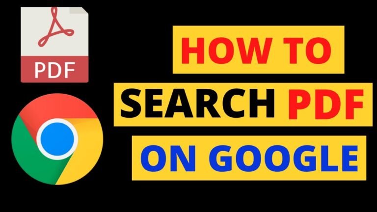 Mastering PDF Search on Google: A Step-by-Step Guide