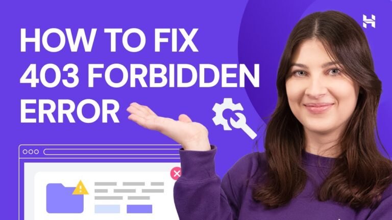 Fixing 403 Forbidden Error: A Comprehensive Guide