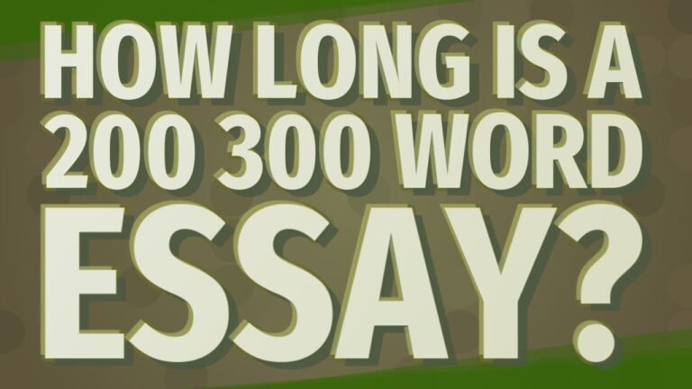 The Perfect Length: How Long is 300 Words?