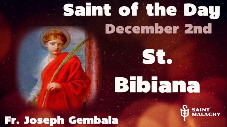 The Miraculous Life of St. Bibiana