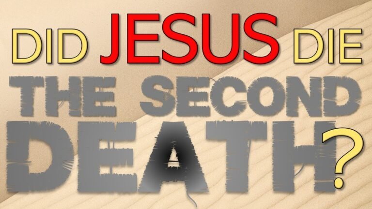 The Mystery of Jesus' Second Death