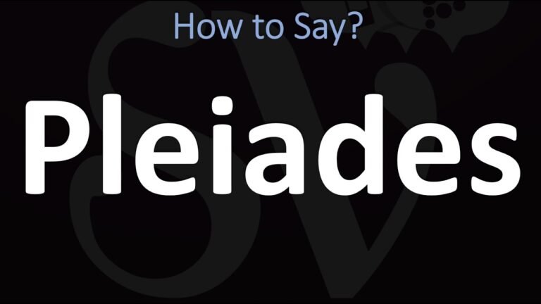 Understanding the Definition of Pleiades