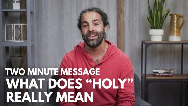 Understanding the Meaning of Holy