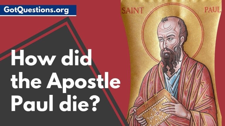 The Mysterious Death of St. Paul