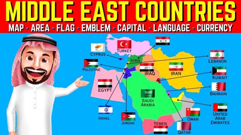 Navigating the Middle East: A Comprehensive Map Guide