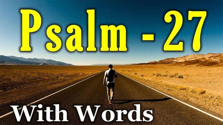 Understanding Psalm 27 in the King James Version