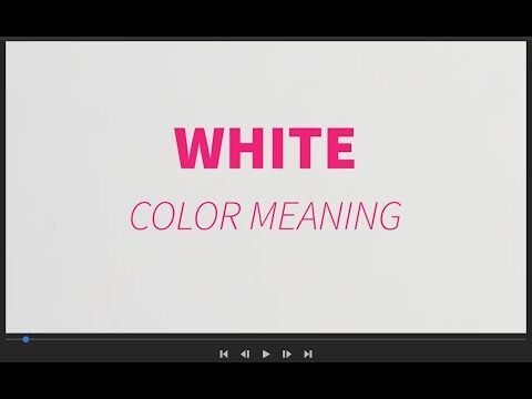 The Symbolism of the Color White