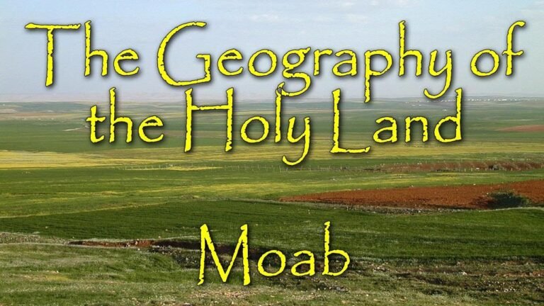 Exploring the Land of Moab in Biblical Context