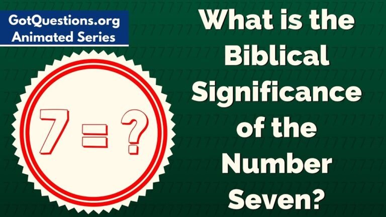 The Significance of the Number 7 in the Bible