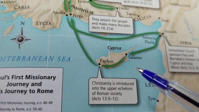 Mapping Paul's Missionary Journeys: A Comprehensive Guide