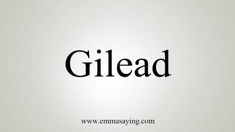 Understanding the Definition of Gilead