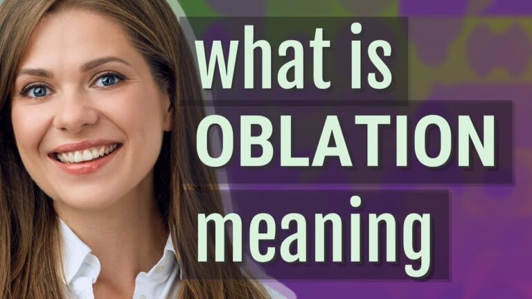 Understanding the Biblical Meaning of Oblation
