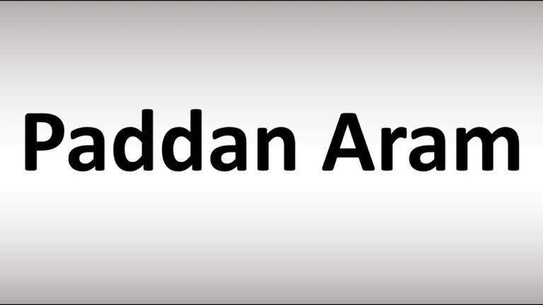 Unveiling Padan Aram: A Journey Through Ancient Mysteries