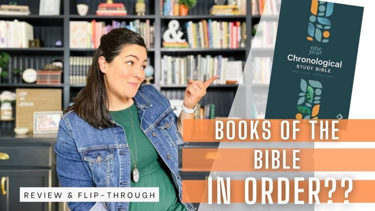 Understanding the Order of the Books of the Bible