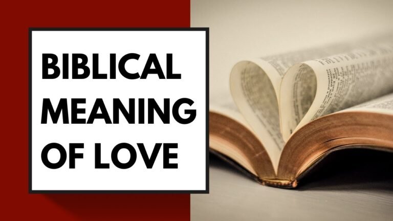 Understanding the Biblical Definition of Key Concepts