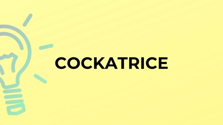 Understanding the Definition of Cockatrice