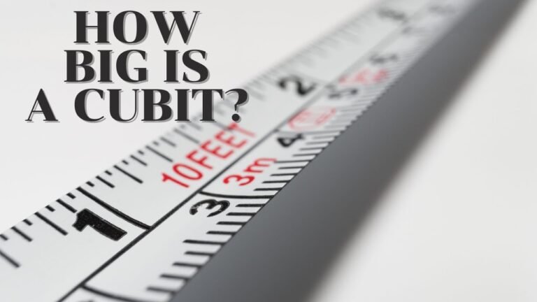 Understanding the Size of a Biblical Cubit