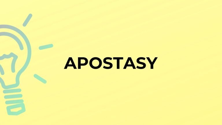 Understanding Apostasy: Definition and Implications