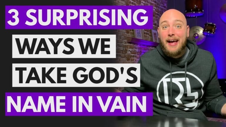 Understanding the Meaning of Taking God's Name in Vain