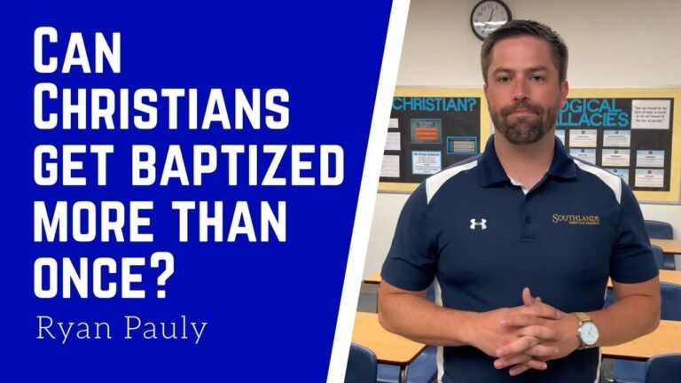 The Implications of Being Baptized Twice