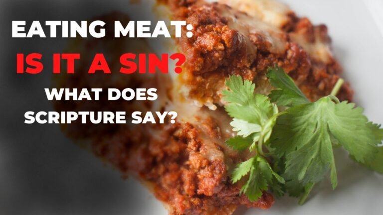 Divine Guidance: The Bible's Perspective on Eating Meat