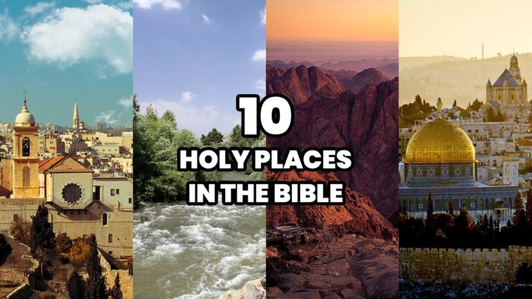 Sacred Sites: Exploring Key Locations in the Bible