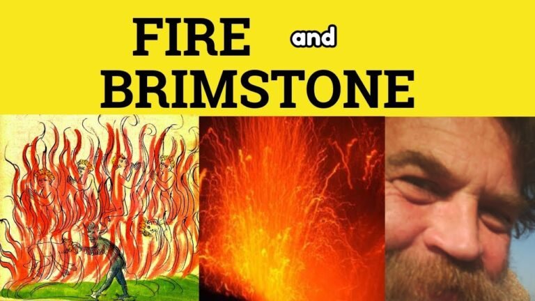 Understanding Brimstone: Definition and Significance