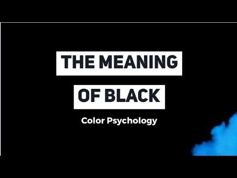 The Meaning Behind the Color Black